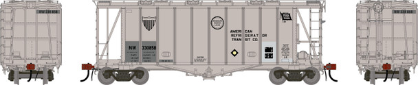 PRE-ORDER: Athearn Genesis 3181 - GATC 2600 Airslide Covered Hopper Norfolk & Western (NW) 333858 Primed For Grime NW 'ART' - HO Scale