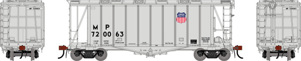 PRE-ORDER: Athearn Genesis 3187 - GATC 2600 Airslide Covered Hopper Union Pacific (UP) MP 720063 - HO Scale
