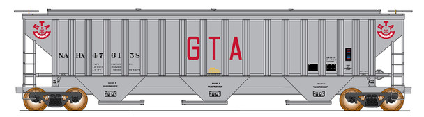 PRE-ORDER: InterMountain 653123-01 - PS 4750 3-Bay Covered Hopper GTA (NAHX) 476158 - N Scale