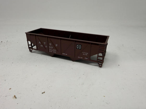 Pre-Owned: Athearn 2-Bay Hopper (no trucks) Atchison, Topeka and Santa Fe (ATSF)  - HO Scale