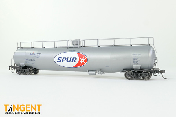 Tangent Scale Models 31162-06 -  “Murphy SPUR Delivery 1965” NACC 1963 Design 33,000 Gallon Dual Diameter LPG/AA Tank Car North American Tank Car (NATX) 32148 - HO Scale