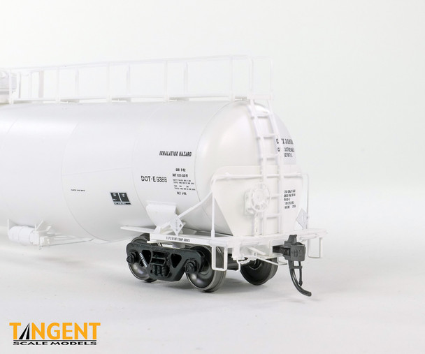 Tangent Scale Models 31164-02 - “White Lease Repaint” 1992+ NACC 1963 Design 33,000 Gallon Dual Diameter LPG/AA Tank Car CIT Group/Capital Finance (CITX) 33980 - HO Scale