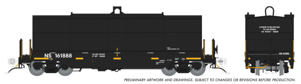 PRE-ORDER: Rapido 1128007 - Greenbrier Transverse Coil Car (6-Pack) Norfolk Southern (NS) 161849, 161869, 161888, 161895, 162022, 162039 - HO Scale