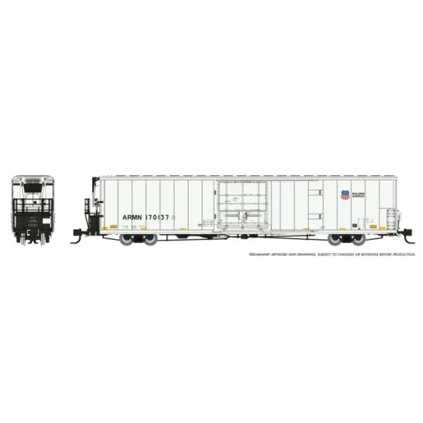 Rapido 567004A-170189 - Greenbrier 72’ IL 7780 Reefer Union Pacific (ARMN) 170189 - N Scale