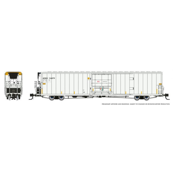 Rapido 567006A-116099 - Greenbrier 72’ IL 7780 Reefer Greenbrier Managment Services (AOKX) 116099 - N Scale