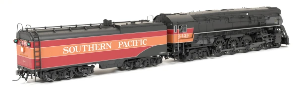 Broadway Limited 9833 - Lima GS-4 4-8-4 (DC Silent) Southern Pacific (SP) 4444 Deskirted Partial Daylight Paint w/ Trim on Pilot - HO Scale