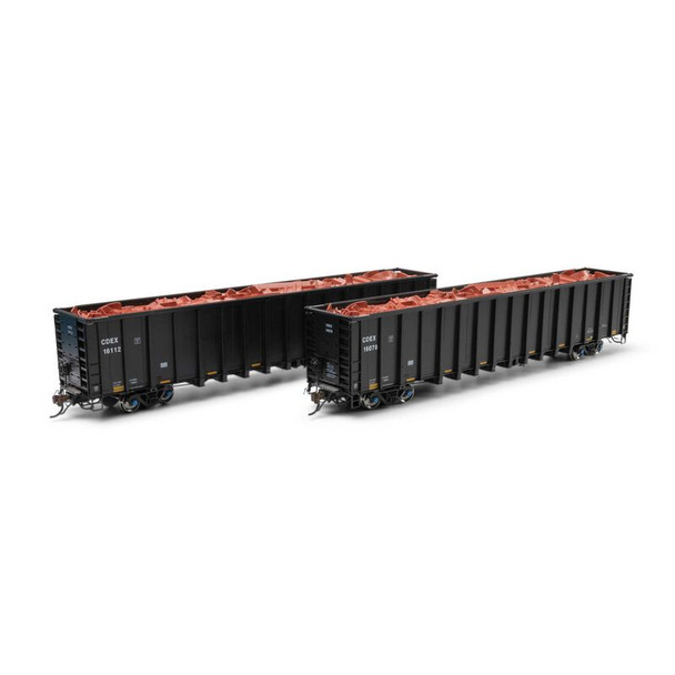 Athearn Genesis 76727 - NSC 6400 Gondola w/Scrap Load (2) Coastal Distribution (CDEX) 16078/16112 - HO Scale