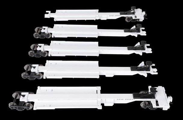 Walthers Mainline 910-5262 - 263' Five-Unit All-Purpose 48' Spine Car Atchison, Topeka and Santa Fe (ATSF) 298944 - HO Scale