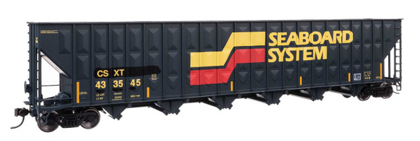 Walthers Mainline 910-56374 - 73' Greenville 7,000 Cubic Foot Wood Chip Hopper CSX (CSXT) #433545 (Patched Seaboard System SBD) - HO Scale