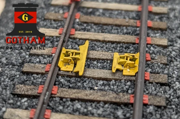 Gotham Rail 8022 - Western-Cullen-Hayes Flipover Derail -2 Pack  - HO Scale