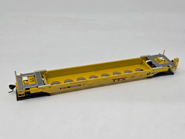 Pre-Owned: Walthers Proto Gunderson Rebuilt AP 40' Well Car TTX (DTTX) 455591 - HO Scale