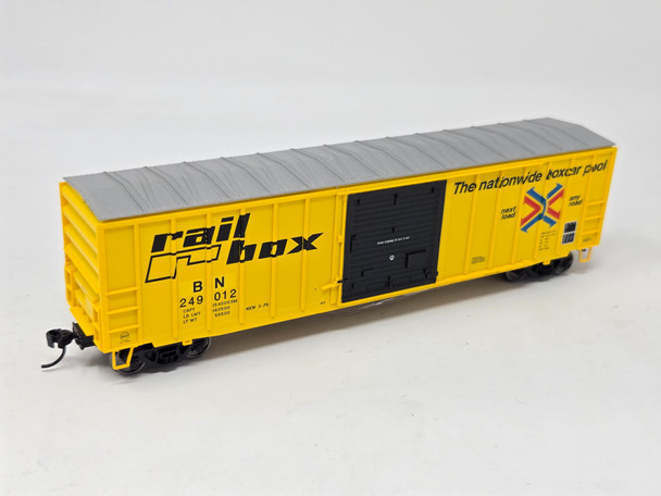 Pre-Owned: Walthers Mainline 50' Exterior Post Boxcar Burlington Northern (BN) 249012 - HO Scale
