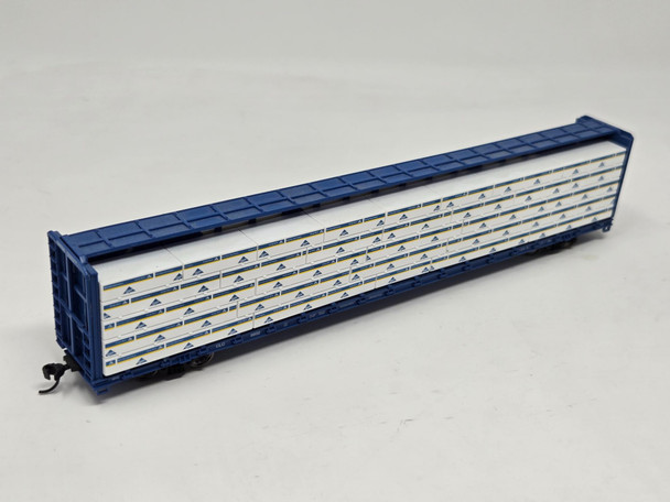 Pre-Owned: Walthers Mainline 72' Centerbeam Flatcar with Lumber Load Columbia and Cowlitz (CLC) 932 - HO Scale