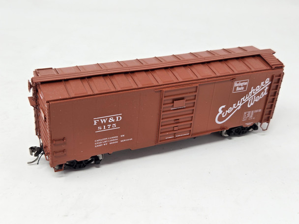 Pre-Owned: Intermountain Railway 10'6' Mod. 1937 AAR Boxcar FW&D 8175 - HO Scale