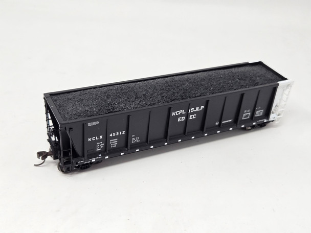 Pre-Owned: Atlas Master Coalveyor Bathtub Gondola Kansas City Power & Light (KCLX) 45312 - HO Scale