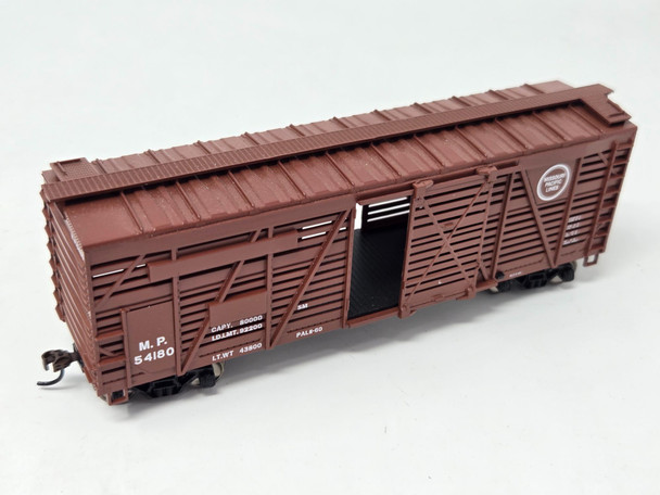 Pre-Owned: Athearn RTR 40' Stock Car Missouri Pacific (MP) 54180 - HO Scale