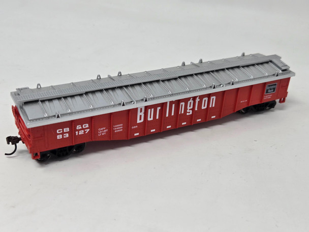 Pre-Owned: Athearn Roundhouse 50' Covered Gon Chicago, Burlington & Quincy (CB&Q) 83127 - HO Scale