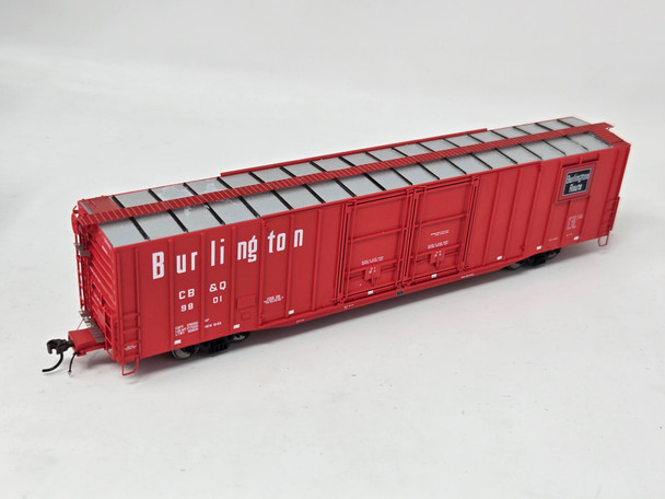 Pre-Owned: Athearn Genesis 60' PS Auto Parts Box Chicago, Burlington & Quincy (CB&Q) 9801 - HO Scale
