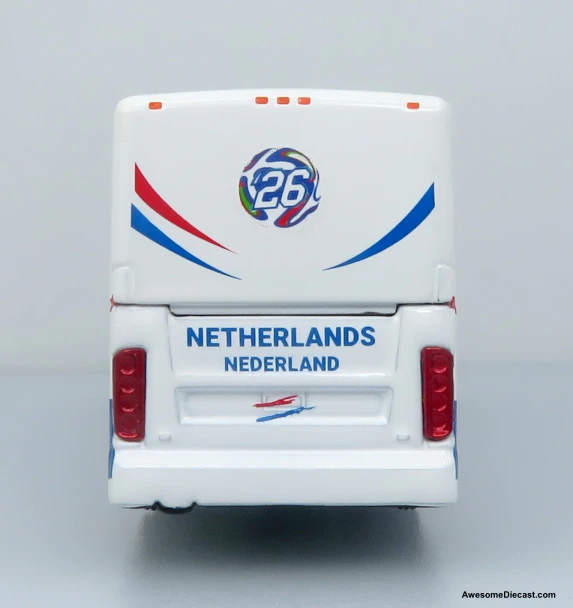 Iconic Replicas 87-0730 - 1:87 Van Hool CX-45 Coach: World Cup Netherlands National Team  - HO Scale