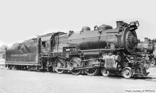 PRE-ORDER: Broadway Limited 10627 - PRR G5 4-6-0 (DC Silent) Pennsylvania (PRR) #1648, Post-1940 Appearance - HO Scale