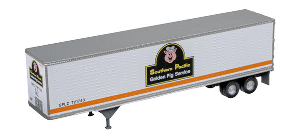 Atlas Master 50007208 - 45' Pines Trailer Southern Pacific (White/Black/Orange) 721743 - N Scale