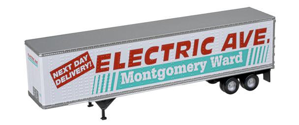 Atlas 20007829 - 45' Pines Trailer Montgomery Ward (White/Red/Blue) 4128 - HO Scale