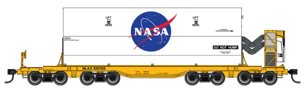 PRE-ORDER: Walthers Mainline 910-51007 - Rocket Train Booster Car with Refrigeration Unit NASA (NLAX) 100158 - HO Scale