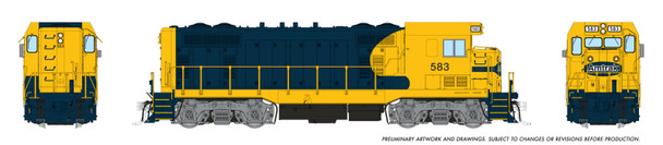 Rapido 70621 - CF7 Square Cab (DCC and Sound) Amtrak (AMTK) ATSF Patch 583 - HO Scale