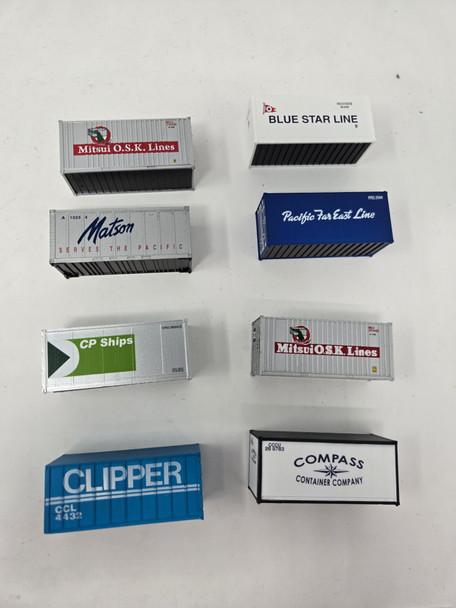 Pre-Owned:  20' Container 8-Lot  - HO Scale