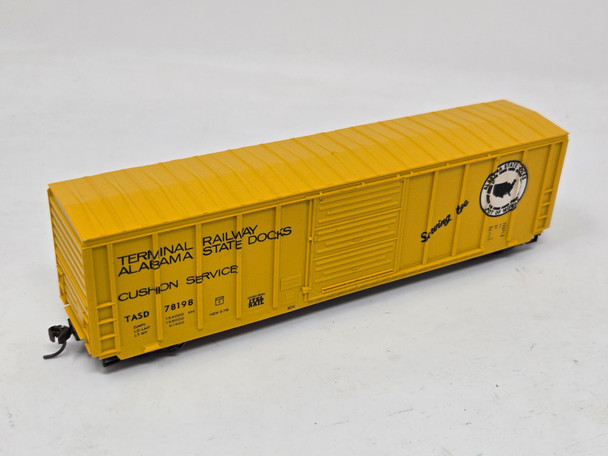 Pre-Owned: Roundhouse 50' Boxcar Terminal Railway Alabama State Docks (TASD) 78198 - HO Scale