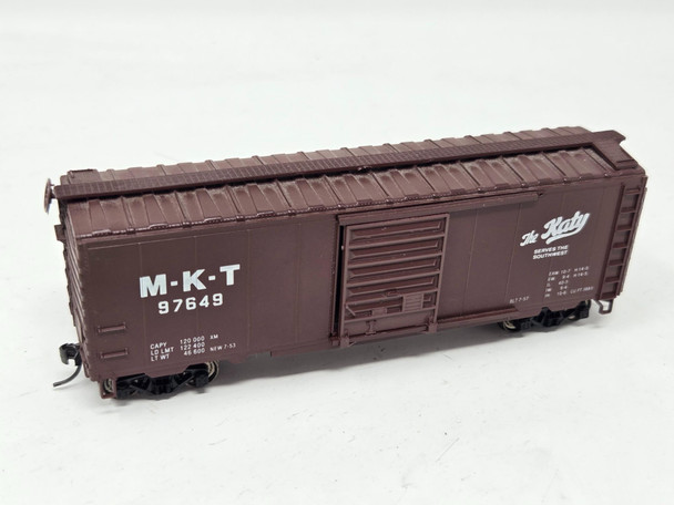 Pre-Owned:  40' Boxcar Katy 97649 - HO Scale