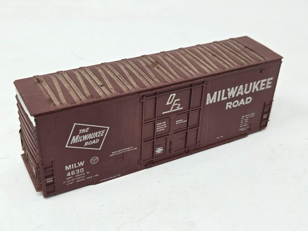 Pre-Owned:  40' Hi Cube Boxcar (SHELL ONLY) The Milaukee Road 4630 - HO Scale