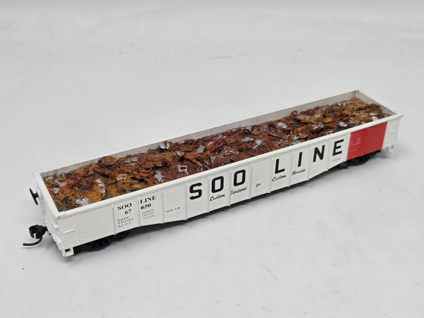 Pre-Owned:  Gondola (with load) SOO Line 67650 - HO Scale
