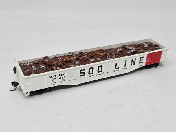 Pre-Owned:  Gondola (with load) SOO Line 67643 - HO Scale