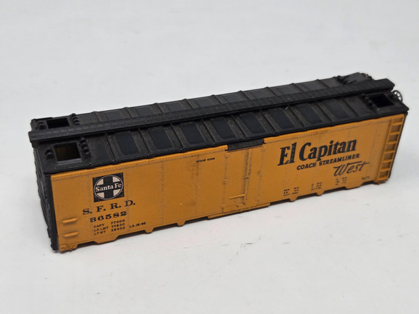 Pre-Owned:  40' Box Car (shell only) Santa Fe 36582 - HO Scale
