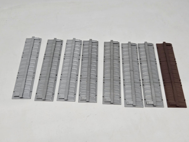 Pre-Owned:  8 50' Boxcar Roofs  - HO Scale