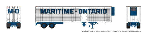 PRE-ORDER: Rapido 1146054 - 45' Trailmobile Dry Van Trailer Maritime Ontario 5405 - HO Scale