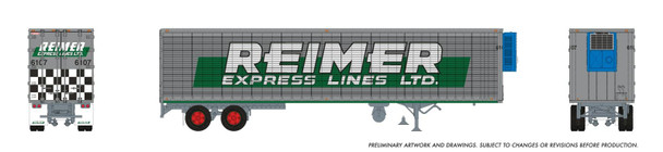 PRE-ORDER: Rapido 1146063 - 45' Trailmobile Dry Van Trailer Reimer 6107 - HO Scale