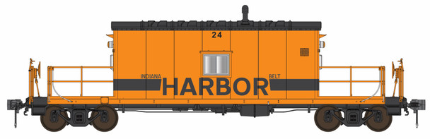 PRE-ORDER: Bowser 71019 - N9 Transfer Caboose Indiana Harbor Belt (IHB) 17 1980s - HO Scale
