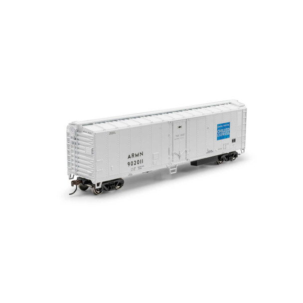 Athearn Roundhouse 1438 - 50' Smooth Side Mechanical Reefer American Refrigerator Transit (ARMN) 902011 - HO Scale