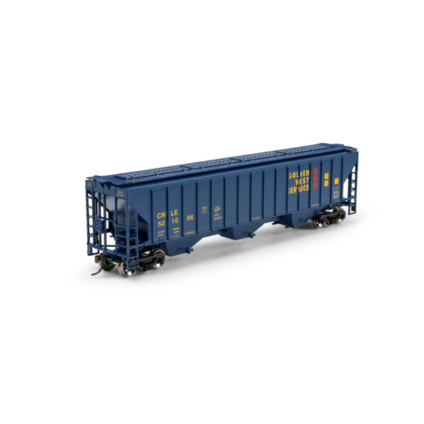 Athearn 2373 - PS 4740 3-Bay Covered Hopper Coe Rail (CRLE) 521006 - HO Scale