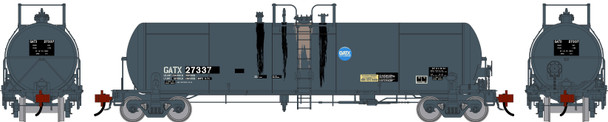PRE-ORDER: Athearn Genesis 3327 - GATC 20K Gallon Tank Car GATX 27337 Primed For Grime - HO Scale