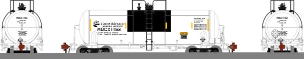 PRE-ORDER: Athearn Genesis 3305 - UTC 13K Gallon Acid Tank Car Grupo Mexico (MDCX) 1162 - HO Scale