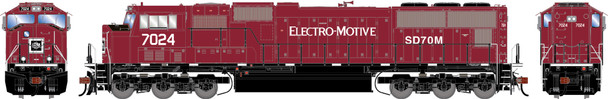 PRE-ORDER: Athearn Genesis 3272 - EMD SD70M (DC Silent) Electro-Motive Diesel Demonstrator (EMDX) 7024 - HO Scale