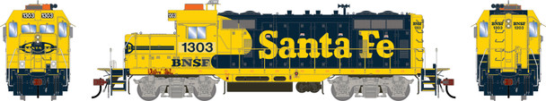 PRE-ORDER: Athearn Genesis 3250 - EMD GP7u (DCC and Sound) BNSF 1303 'Patched ATSF' Primed For Grime - HO Scale