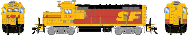 PRE-ORDER: Athearn Genesis 3229 - EMD GP7u (DC Silent) Atchison, Topeka and Santa Fe (ATSF) 2126 'Kodachrome' - HO Scale