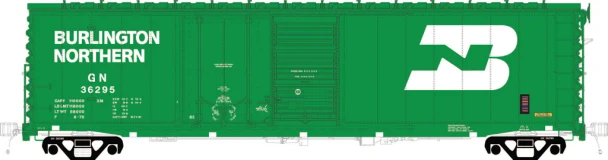 Moloco 70536-01 - GN 36295 St. Cloud built 50' XM Combo 14-0 Dr. Repaint BN Green Great Northern (GN)  BN green repaint 36295 - HO Scale