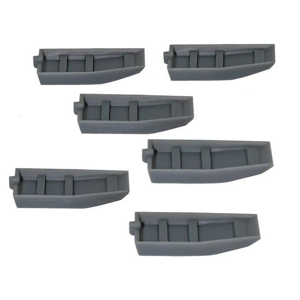 Whistle Stop Models N1046 - Jon Boat set of 6  - N Scale