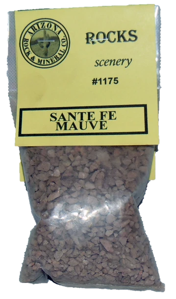 Arizona Rock and Mineral 1175 - Mauve Rip/Rap Small (12 Oz Bag)  - Multi Scale