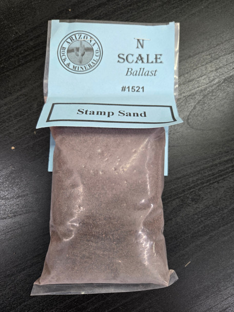 Arizona Rock and Mineral 1521 - Stamp Sand (12 Oz Bag)  - N Scale